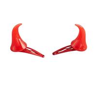 1 Pair of Devil Horns Red, Horns Halloween, Hair Clip Halloween, Devil Horns Women's Hair Clip Red, Demon Clips, Devil Horn Claw Accessory, Devil Horns Hair Clips, for Halloween, Christmas, Cosplay