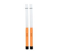 1 pair of drum brushes with comfortable handle rod percussion drum brushes dabbing nylon drum stick brushes smooth grip