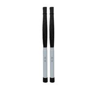 1 pair of drum brushes with comfortable handle rod percussion drum brushes dabbing nylon drum stick brushes smooth grip
