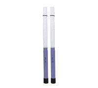 1 pair of drum brushes with comfortable handle rod percussion drum brushes dabbing nylon drum stick brushes smooth grip