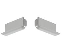 1 Pair of Hafele End Cap for 1193 LED Strip Light Angled Profile Under Cabinet