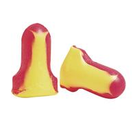 Honeywell Howard Leight 3301105 Individually Wrapped Laser-Lite Single Use Uncorded Earplugs, SNR 35 (Box of 200 pairs) Yellow/Pink