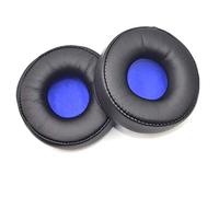 1 Pair of New Replacement Earpads Foam Ear Pads Pillow Cushion Cover Repair Parts Compatible with Jabra Move Wireless Headphones Headset (Black-Blue)