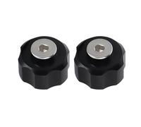1 Pair of Screws And Nuts for The Backplate, Stainless Steel M8x31 Mm & M8x25 Mm, Black Nut, Rustproof Replacement for Diving Equipment Accessorie