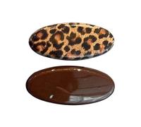 1 Pair of Textured Leopard Design Design Casual Hair Styling Multilayer Hairstyle Hairpin with Bullet Twist for Gentle Bread for Thin Hair for Hair Clips