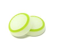 1 PAIR of Thumb Grips for Nintendo Switch (2pcs) (Glow In The Dark w/Green Ring)