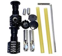 1 pair of toilet fixing kit designed for wall mounted toilets with plastic and stainless steel parts to secure and stable installation (220 wrench+tube-B)