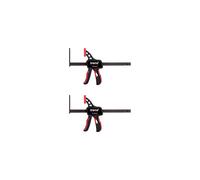 Trend 1-Pair of Universal Quick-Release Rail Clamps for Bench Mounted Pocket Hole Jigs & Saw Tracks, PH/CLAMP/QR