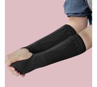 1 Pair of ZONADAH Arm Guard Black Hand Sports Wrist Support Wristbands Forearm Sleeves Protection Pads Breathable Wrist Guard for Volleyball Playing Size M