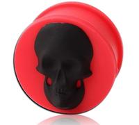 (1 Pair ONLY) Star Flexible Silicone Flesh tunnel Ear Gauge Plug Size Available 2g (6mm) to 1" (26mm) Please Choose Size and Color, 1/2 = 12mm, Silicone