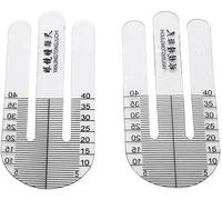 1 Pair Optical Ruler Pupil Height Meter Optometry Tester for Hospital Eye Ophthalmic Measuring Tools X Ruler Test, Measure and Inspection Equipment