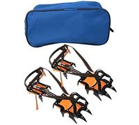 1 Pair Outdoor 12 Tooth Crampons Toothed Snow Cleats Traction Snow Grips for Boots Shoes Women Men Children Peaks Anti-Slip Safe Protection for Hiking Riding Racks And Storage
