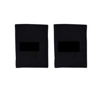 1 Pair Outdoor Sports Wrist Guard Unisex Running Breathable Badminton Basketball Ride Sweatband Elastic Protective Gear For Sports,Running(Black)