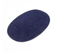 1 Pair Oval Shape PU Leather Patches Sew on Fabric Elbow Knee Repair for Pants Shirts Jackets Clothes