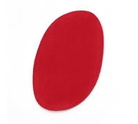 1 Pair Oval Shape PU Leather Patches Sew On Fabric Patches Elbow Knee Repair for Pants Shirts Jackets Clothes
