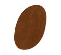 1 Pair Oval Shape Sew On Fabric Patches PU Leather Patches Elbow Knee Clothing Accessories
