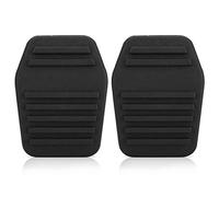 1 Pair Pedal Pads Auto Rubber Clutch Cover 63 x 47mm Black Car Pedal Pads Cover Fit for Transit MK6 MK7 2000-2014+caoutchouc pedale,+transit connect brake pedal rubber cover+car pedal pads+crew cab fo