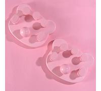 1 Pair Piano Finger Corrector Hand Exerciser Piano Finger Pressing Posture Correction Tool for Children, Beginners, Masters (pink)