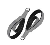1 Pair Pilates Double Loop Strap For Reformer Fitness D-Rings Handle Yoga Exercise Accessory For Home Gym Workout Padded Exercise