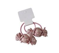 1 Pair Plaids Patterned Fabric Hair Ties For Girls And Boys Skin Friendly Elastic Bands Lightweight Portable Holders Lightweight Candy Scrunchies