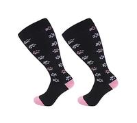 1 Pair Plus Size Compression Socks for Women and Men, 20-30mmhg Extra Large Wide Calf Knee High Stockings for Circulation Support