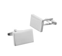 1 Pair Polished Metal Cufflinks Elegant Dress Shirt Accessories Metal Texture For Business Meeting Or Social Event French Cufflinks For Men