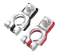 1 Pair Positive And Negative Battery Terminal, Battery Terminal Connectors Top Post Battery Terminals Clamp Set Accessories Parts for Nissan Cars