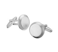 1 Pair Practical Metal Cufflinks With Modern Minimalist Artistic Cufflinks For Business Or Evening Event Essential Shirt Accessories, One Size, as described, as described