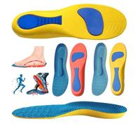 1 Pair, Premium Orthotic Insoles for Plantar Fasciitis & Flat Feet Relief - Heavy Duty Arch Support Shoe Inserts for Men & Women - Shock Absorbing Running/Walking, Size 41-42