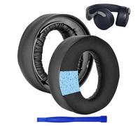 1 Pair PS5 Cooling Gel Headset Ear Pads for Sony PS5 Pulse 3D, Professional Replacement Ear Pads, Uses High Quality Memory Foam for More Comfort and Durability