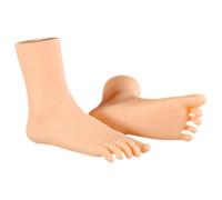 1 Pair Pvc Vinyl Realistic Mannequin Foot Model for Socks