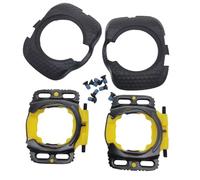 1 Pair Quick Release Cycling Shoes Cleats Self-locking Pedal Aerodynamic For WAHOO SpeedPlay Zero (Black)