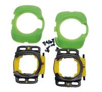 1 Pair Quick Release Cycling Shoes Cleats Self-locking Pedal Aerodynamic For WAHOO SpeedPlay Zero (Green)