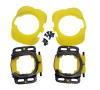 1 Pair Quick Release Cycling Shoes Cleats Self-locking Pedal Aerodynamic For WAHOO SpeedPlay Zero (Yellow)