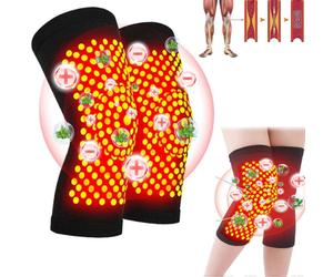 (1 Pair) Radiofrequency Herbal Thermal Knee Support,Mugwort Knee Pads,Herbal Thermal Knee Support for Women Men