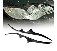 1 Pair Real Carbon Fiber Car Front Headlights Eyebrow Eyelids Trim Cover For For Legacy For Outback JDM 2006 2007 2008