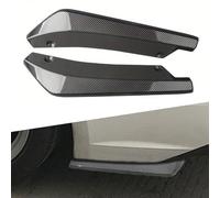 1 Pair Rear Bumper Lip Splitter, Compatible with Roewe i6 MAX Ei5 750 950 e50 e550 e950 D6, Car Modified Rear Bumper Canard Diffuser Spoiler Lip Splitter, Carbon Fiber Look