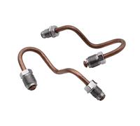 1 Pair Rear Set Brake Pipes 1K0611763E,1K0611764L Compatible with VW Golf 5 & 6 GTI Touran Skoda Seat Audi A3 & TT