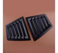 1 Pair Rear Side Window Louver Cover Scoop Shutter Vent Trim For Chevrolet For Cruze Matte Black