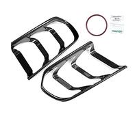 1 Pair Rear Taillight Frame Taillight Cover Taillight Lamp Trim Carbon Fiber Taillight Trim Tail Lamp Frame Taillight Housing for Ford Mustang All Model 2014 To 2018