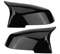 1 Pair Rearview Mirror Cover Cap Wing Mirror Cover Fit for 220i 328i 420i F20 F21 F22 F30 F32 F33 F36 X1 E84 Multiple Styles to Choose (Glossy Black)