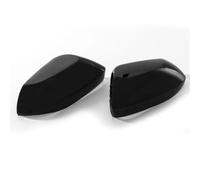 1 Pair Rearview Side Mirror Cover Wing Cap For Corolla 2019-2022 Add On Shell Glossy Black Exterior Parts