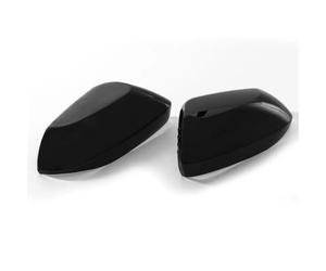 1 Pair Rearview Side Mirror Cover Wing Cap For Corolla 2019-2022 Add On Shell Glossy Black Exterior Parts