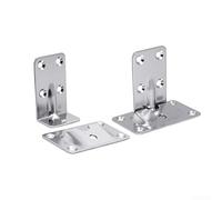 1 Pair Removable Table Brackets Made from Stainless Steel 304, Marine Grade Support for Tables and Shelves on Yachts, RVs, Ships, and Home Bulkheads