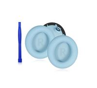 1 Pair Replacement Ear Pads for Anker Soundcore SpaceOne - Premium Protein Leather Memory Foam Ear Cushions,toergy Comfortable Soft Sponge Headphone Ear Pads, Durable(Blue)