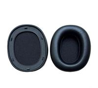 1 Pair Replacement Lambskin Leather Ear Pads with Push Button for STAX for SPIRIT S5 Headphones Black