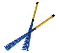 1 Pair Retractable Wire Brush Percussion Brush Dabonai Drum Stick Brush Multi Rod Bundle Stick Easy to Use