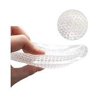 1 Pair Reusable Silicone Bra Inserts,Transparent Bra Pad Insert,with Vents, for Swimsuit and Bikini