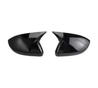 1 Pair Reverse Mirror Shell Car Side Rearview Mirror Cover For Jaguar For F-Pace X761 For E-Pace 2016-2022 Wing Mirror Cap 1 Pair Door Mirror Covers Rear View Car(Black 1)
