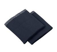 1 Pair Ribbed Knit Cuff Sleeve, 9.8cm x 9.5cm Elastic Seamless Cotton Cuffs, Replacement Cuffs for Pants,Coats,Sweaters, Garment Repair (Dark Blue)